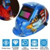 Welding Helmet Solar Powered Auto Darkening Hood with Adjustable Wide Shade Range 9-13